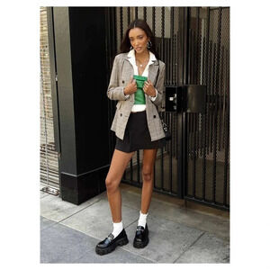 Vintage -  Wool Blend Mini Skirt